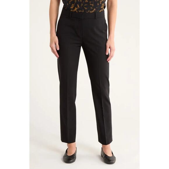 THEORY Testra Wool Blend Dress Pants Size 0 - Picture 1 of 12